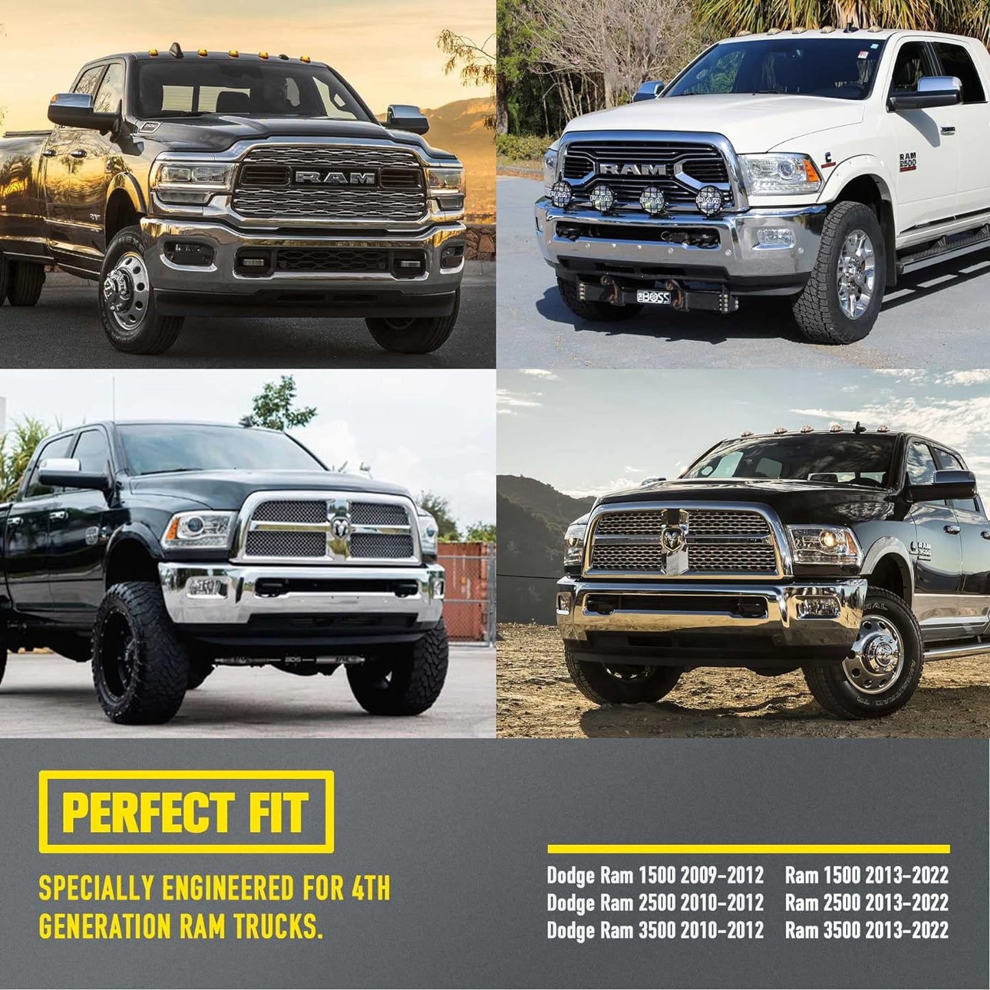 Orion Motor Tech Truck Tailgate Assist, Pickup Tailgate Lift Assist Kit, Truck Accessory Compatible with 2009 2010 2011 2012 2013 2014 2015 2016 2017 2018 2019 2020 2021 2022 Dodge Ram 1500 2500 3500